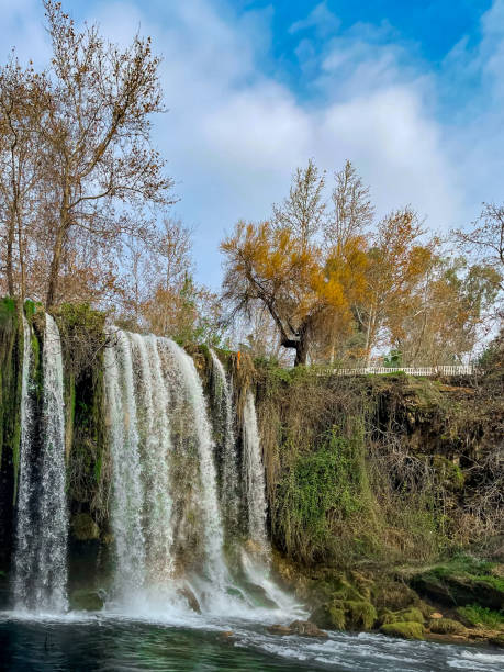 istock Upper Duden waterfall and nature park in Antalya city, Turkey 1357274804