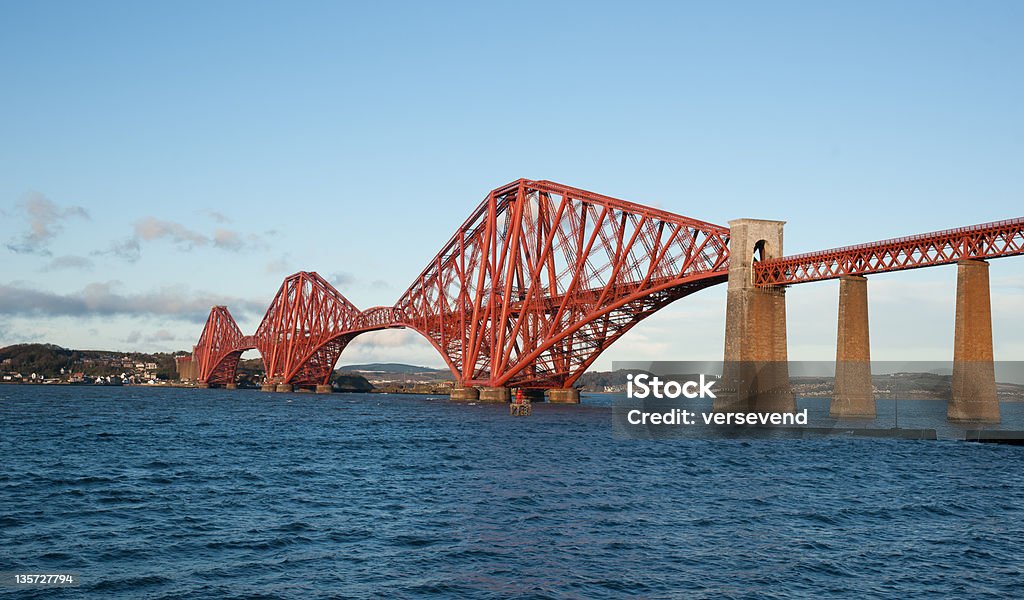 Der Forth Bridge, Schottland, fast Baugerüst kostenlos - Lizenzfrei Auskragung Stock-Foto
