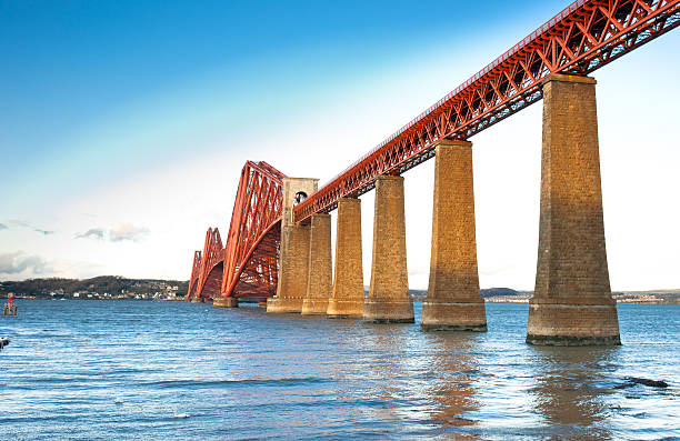 istock The Forth Bridge, Scotland, almost scaffolding free 135727832