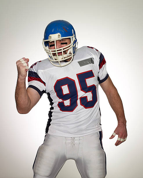 istock American Football Player Shows His Ambition 135727944