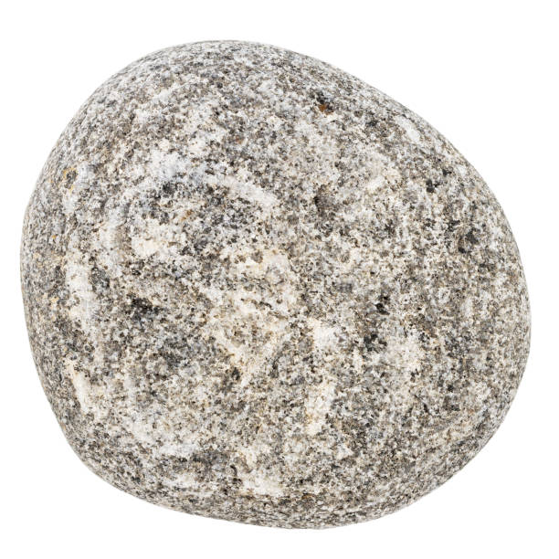 istock Top view of single gray pebble 1357282141