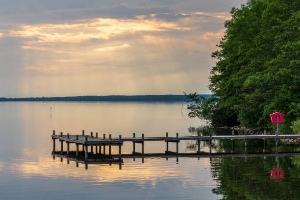 istock Evening at the Steinhuder Meer, Lower Saxony, Germany 1357297361