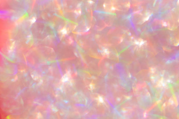 istock Abstract defocused pink background with shining glitter.Good as overlay layer. 1357301475