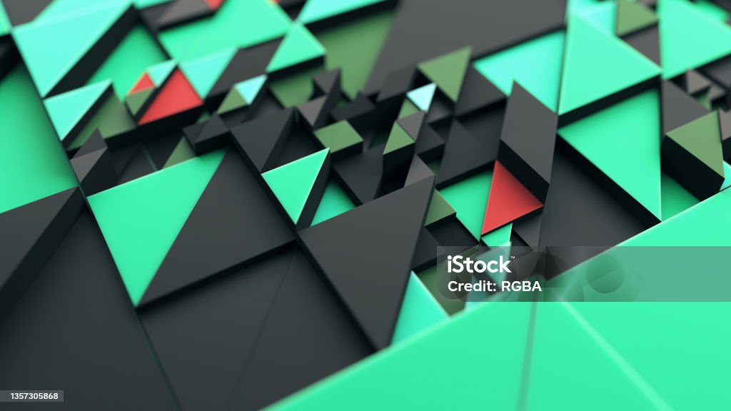 Large Triangular Pattern Triangular Patterns Stock Photo - Download Image Now - Abstract, Art ...
