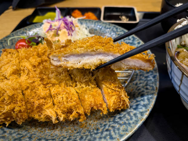 istock pork cutlet at Japanese restaurant 1357308211