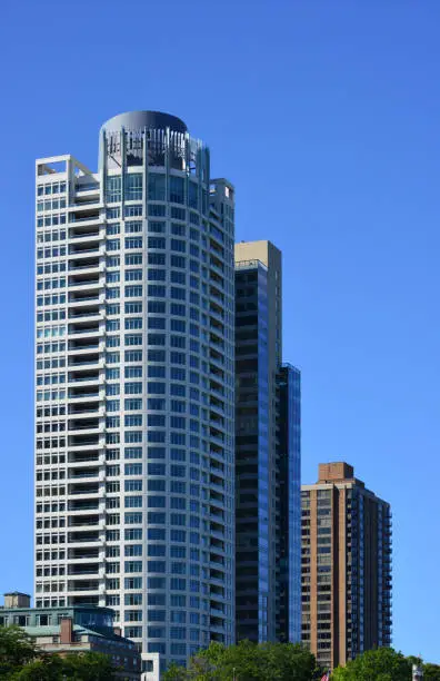 Photo of University Club Tower, Kilbourn Tower and Regency House, Milwaukee, Wisconsin, USA