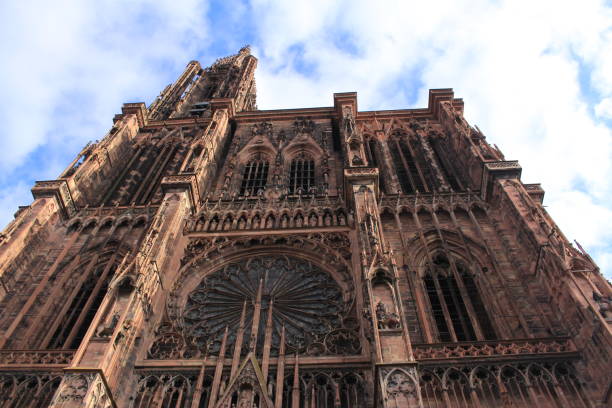 Cathedral of Our Lady in Strasbourg, France stock photo