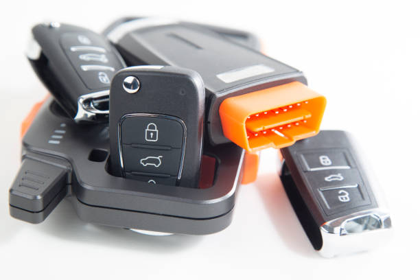 istock Production of car keys 1357314220