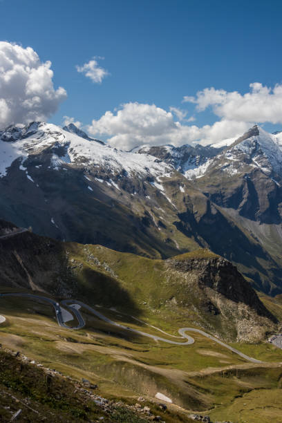 istock Mountain road in Alps 1357314836