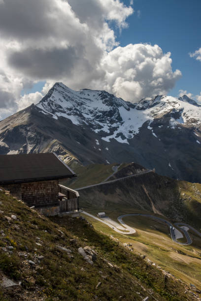 istock Mountain road in Alps 1357315365