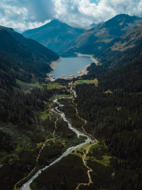istock fantastic view on val di fumo and daone lake 1357322684