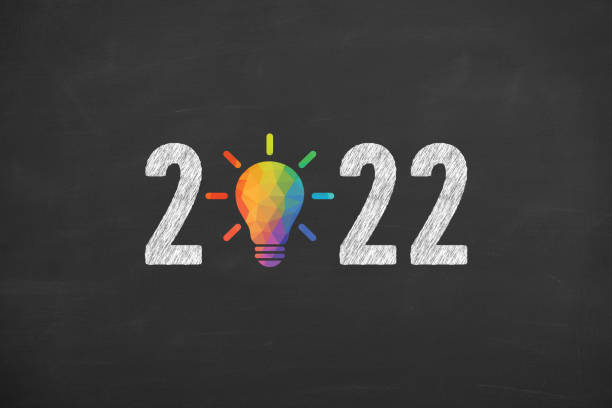 istock New Year 2022 Creative Idea Concepts on Blackboard Background 1357331040