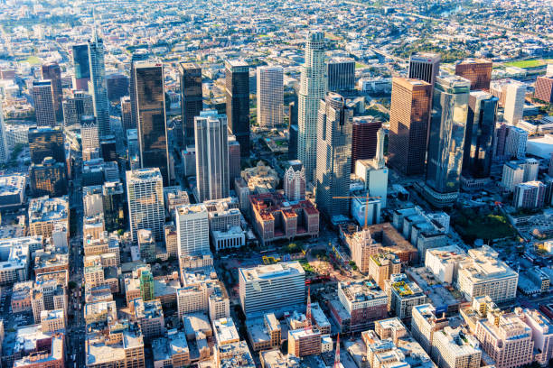 istock Downtown Los Angeles Aerial 1357340618