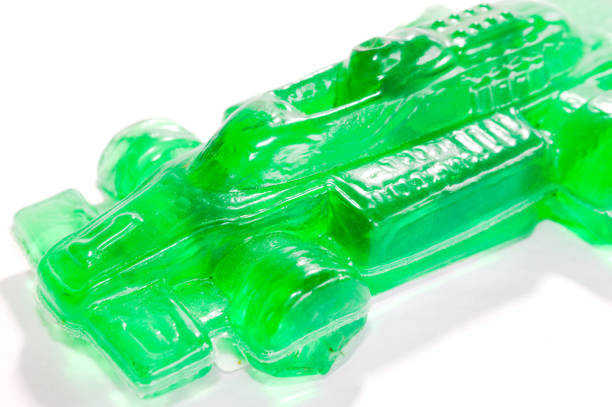 istock Green racing car forming lemon juice package 1357360625