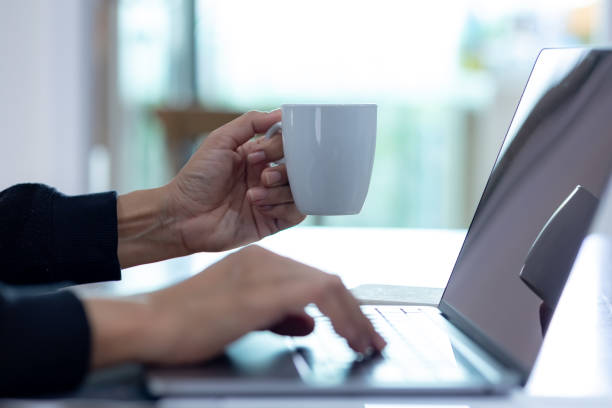istock Asia women working at home 1357382180