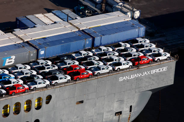 Cars and Passenger in Ferry