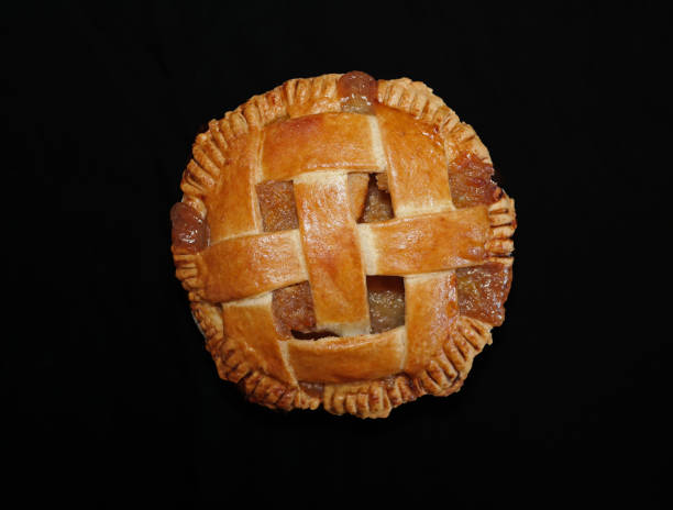 istock Top View of Apple Pie 1357390005