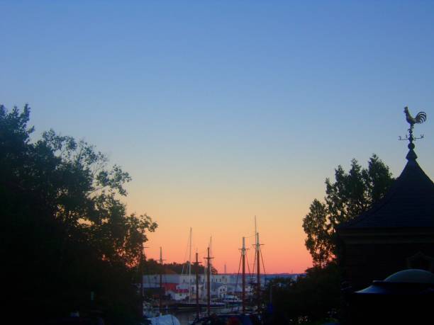 camden hafen - town maine american culture camden maine stock-fotos und bilder