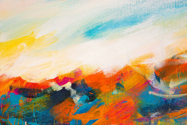 istock Abstract Acrylic Painting Textured Background 1357391862