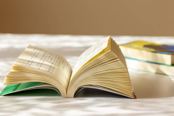 istock A book opened on the desk 1357392628