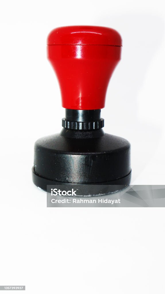 Stempel Lampu Kilat Otomatis Merah Hitam Sebagai Sarana Untuk