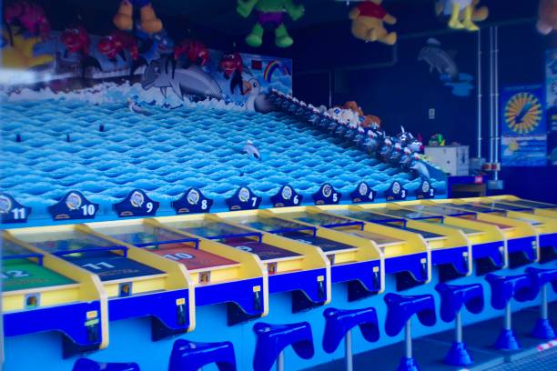 istock Carousels on the funfair 1357395676