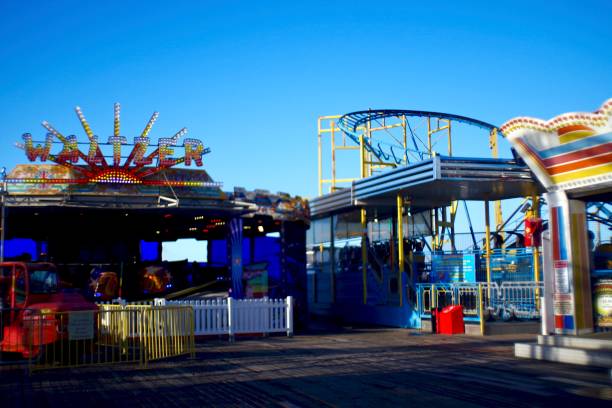Carousels on the funfair