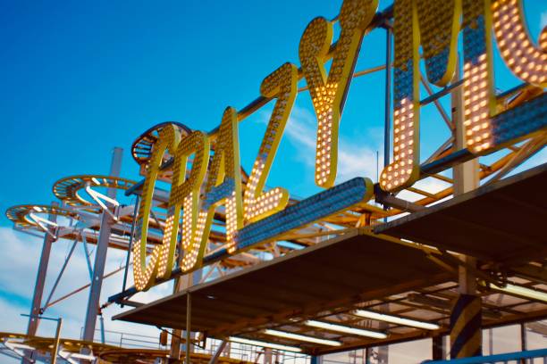 istock Carousels on the funfair 1357395734
