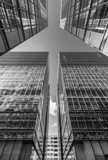 istock Exterior of modern architecture. Building abstract background 1357401539