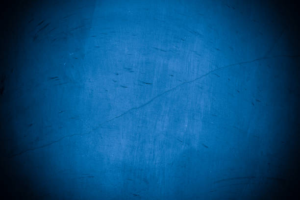 istock Old wall pattern texture cement blue dark abstract  blue color design are light with black gradient background. 1357401665