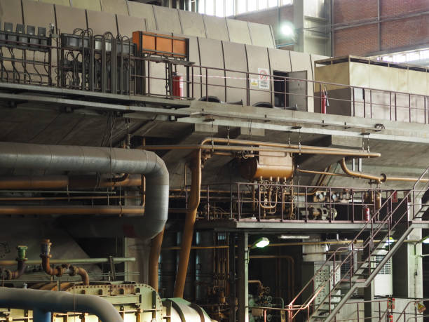 istock Different Sections of the Thermo Power Plant 1357402438