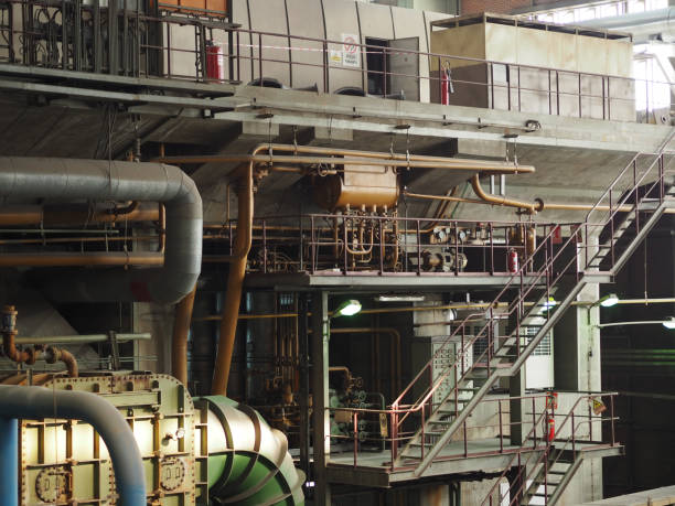 istock Different Sections of the Thermo Power Plant 1357402680