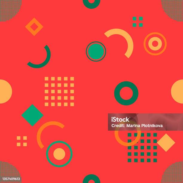 Pattern Figure Design Trendy Seamless Geometric Pattern Vector Illustration With Geometric ...