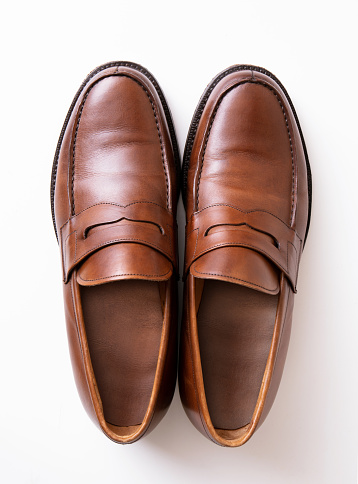 Brown Penny Loafer Shoes