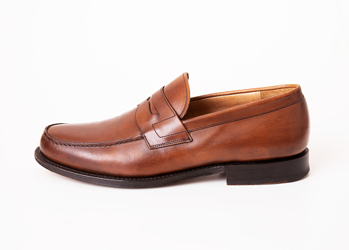 Brown Penny Loafer Shoes