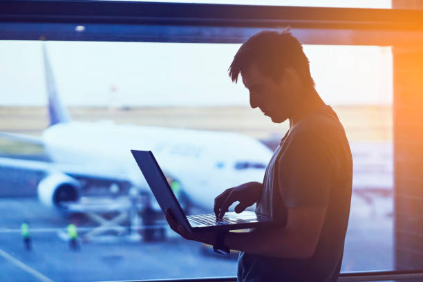 istock A young man is working on a laptop 1357413798