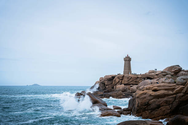 istock Ploumana'ch lighthouse on the french coast 1357413799