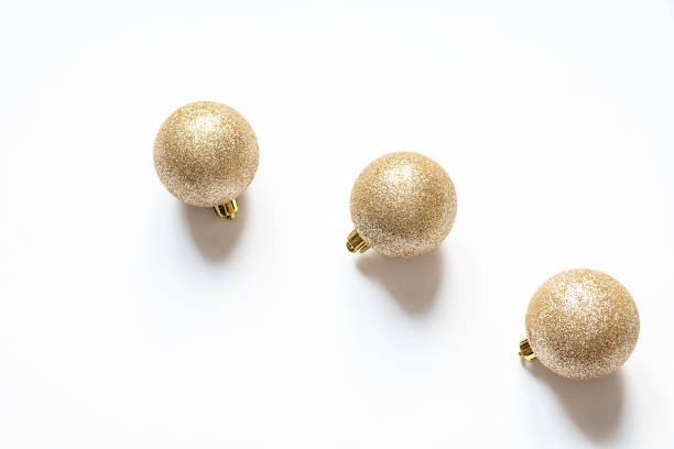 istock Christmas tree decoration on the white background 1357423967
