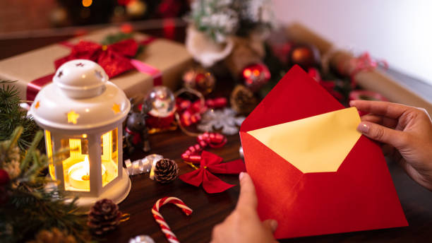istock Sending out Christmas wishes 1357425054