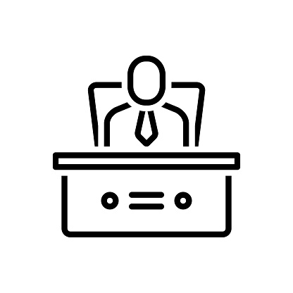 Icon for superintendent, manager, director, controller, boss, governor, conductor