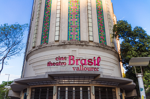 Cine Theatro Brasil Vallourec at 7 Square (Praça Sete), Belo Horizonte, Minas Gerais, Brazil