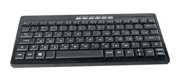 istock Keyboard isolated on white background. keyboard  black 1357444628