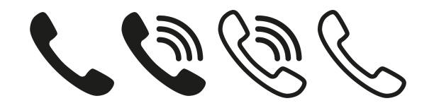 istock Handset phone icon. Contact us sign. Telephone vector illustration. Mobile number call. Ringing handset isolated on white background 1357445475