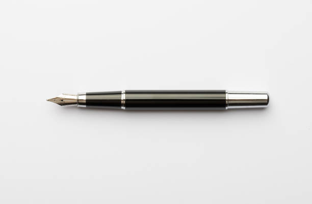 Black ink Black ink with copyspace fountain pen photos stock pictures, royalty-free photos & images