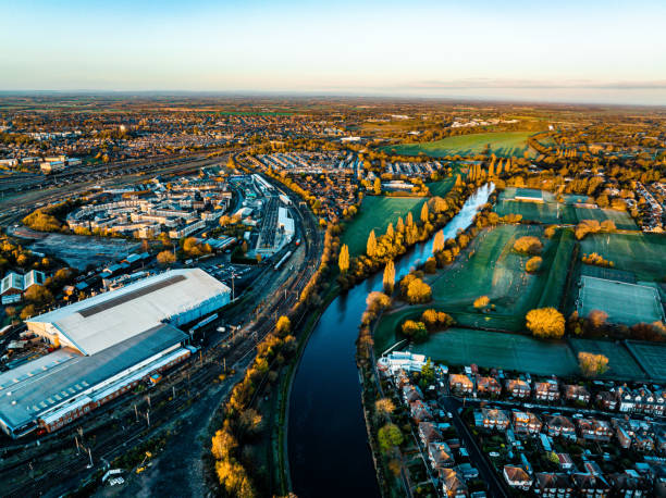 istock Aerial view of York downtown 1357452434