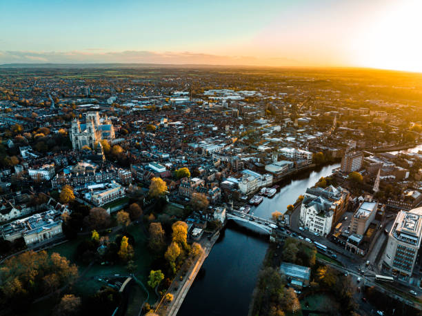 istock Aerial view of York downtown 1357452442