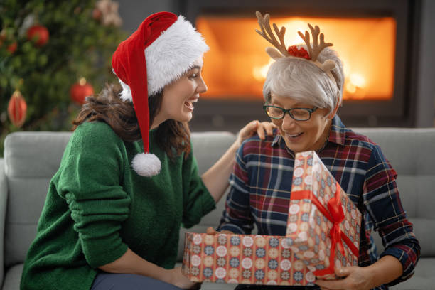 istock family celebrating Christmas 1357453271