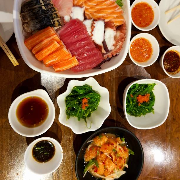 istock Sashimi japanese food 1357455968