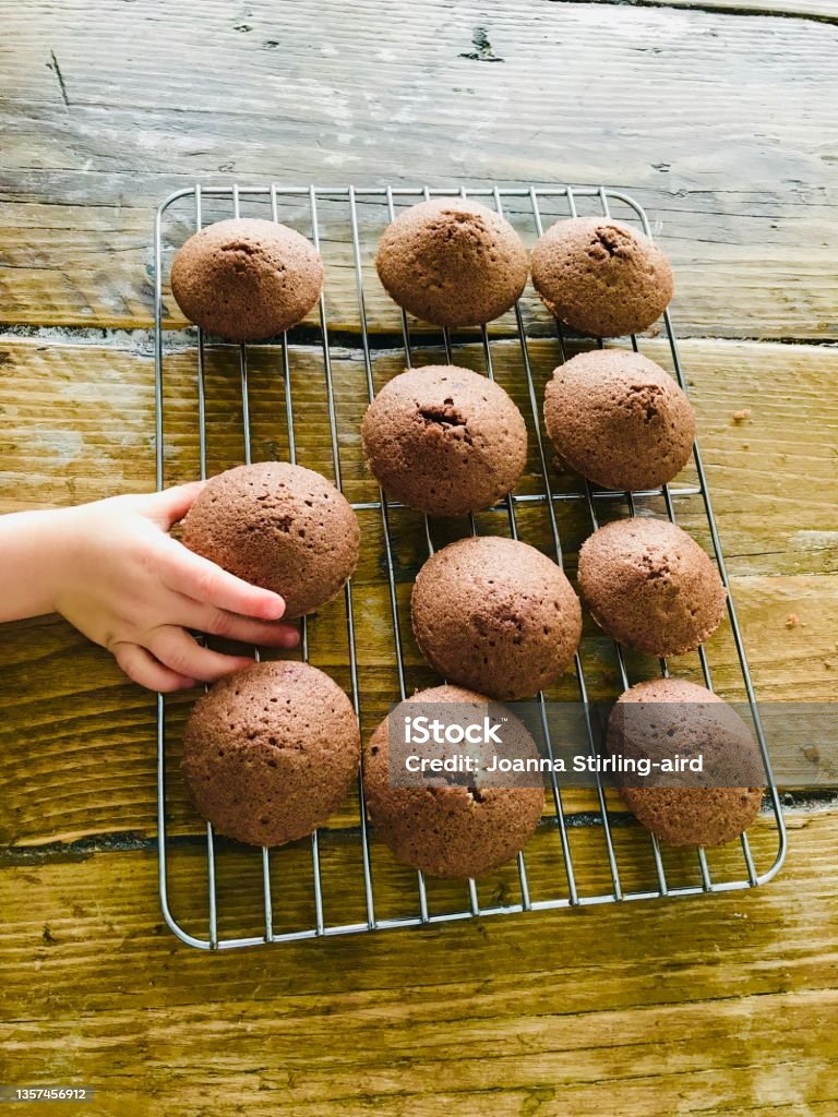 Family bakery children Cake day Baked Stock Photo