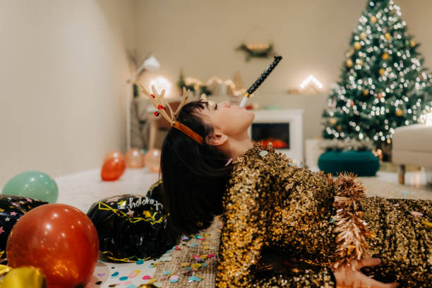 istock It was a great New Year's Eve party! 1357461373